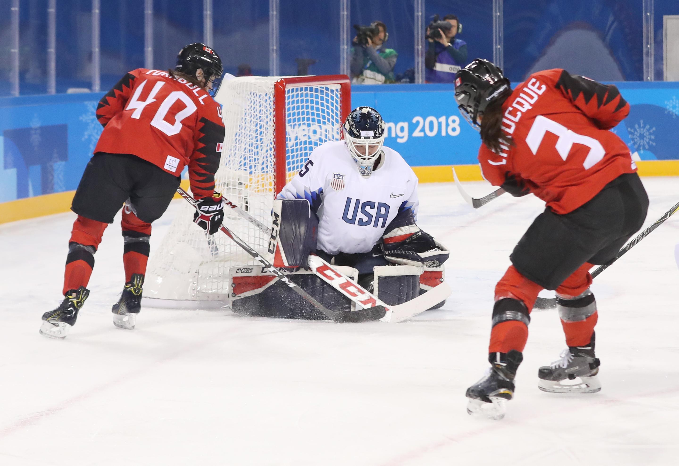 Maddie Rooney represented the USA in the 2018 Olympics.