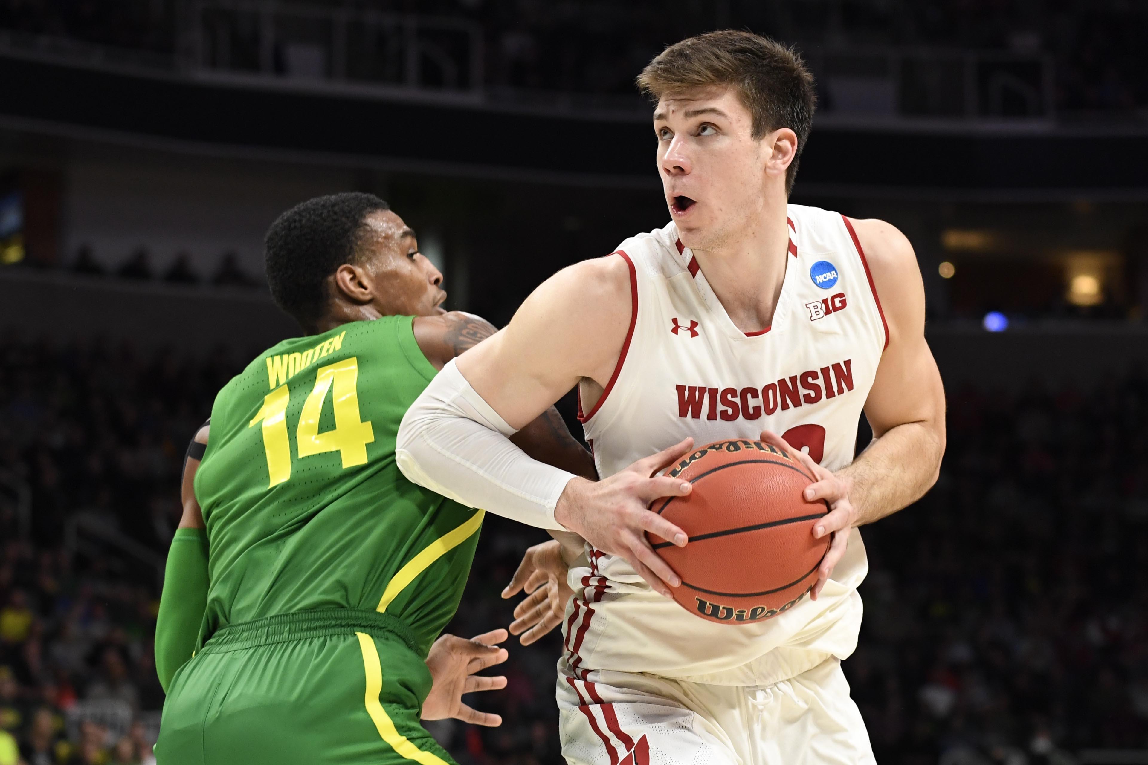 Ethan Happ at Wisconsin