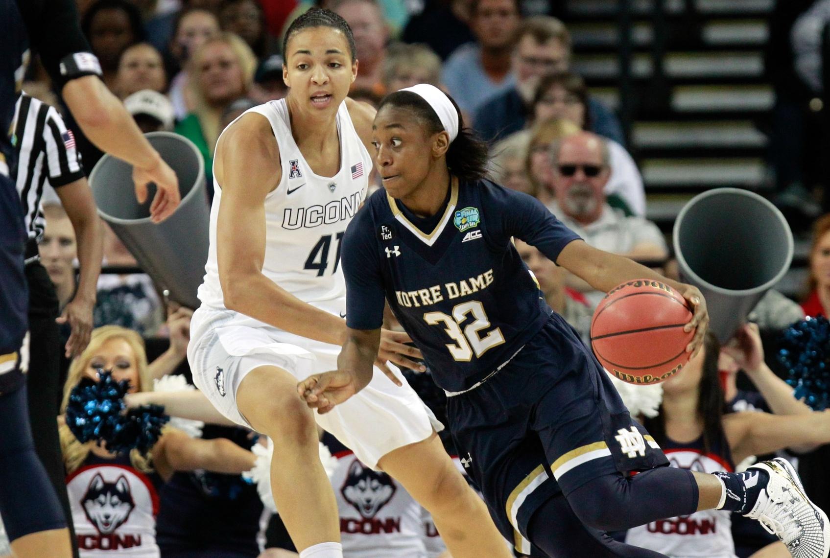 Jewell Loyd played for Notre Dame women's basketball