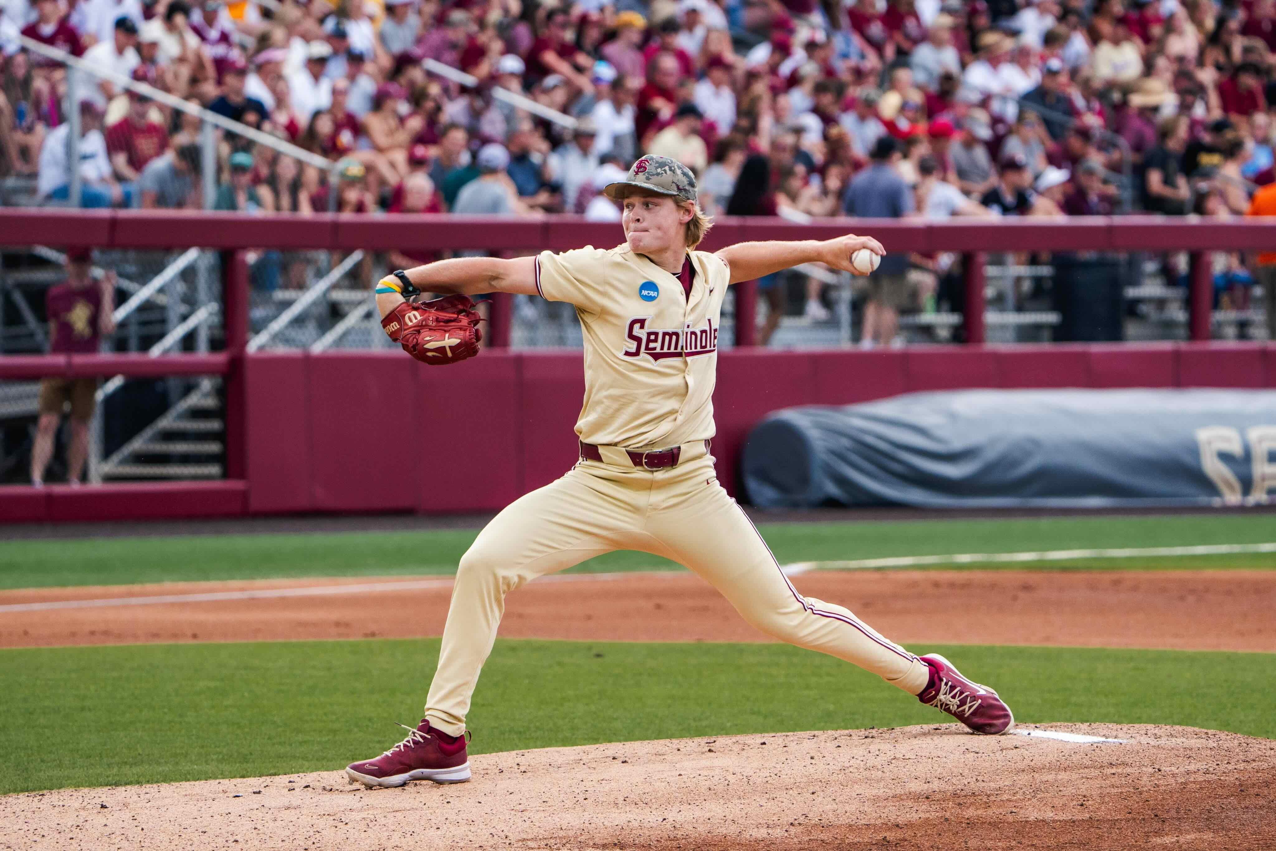 Florida State pitcher Wes Mendes