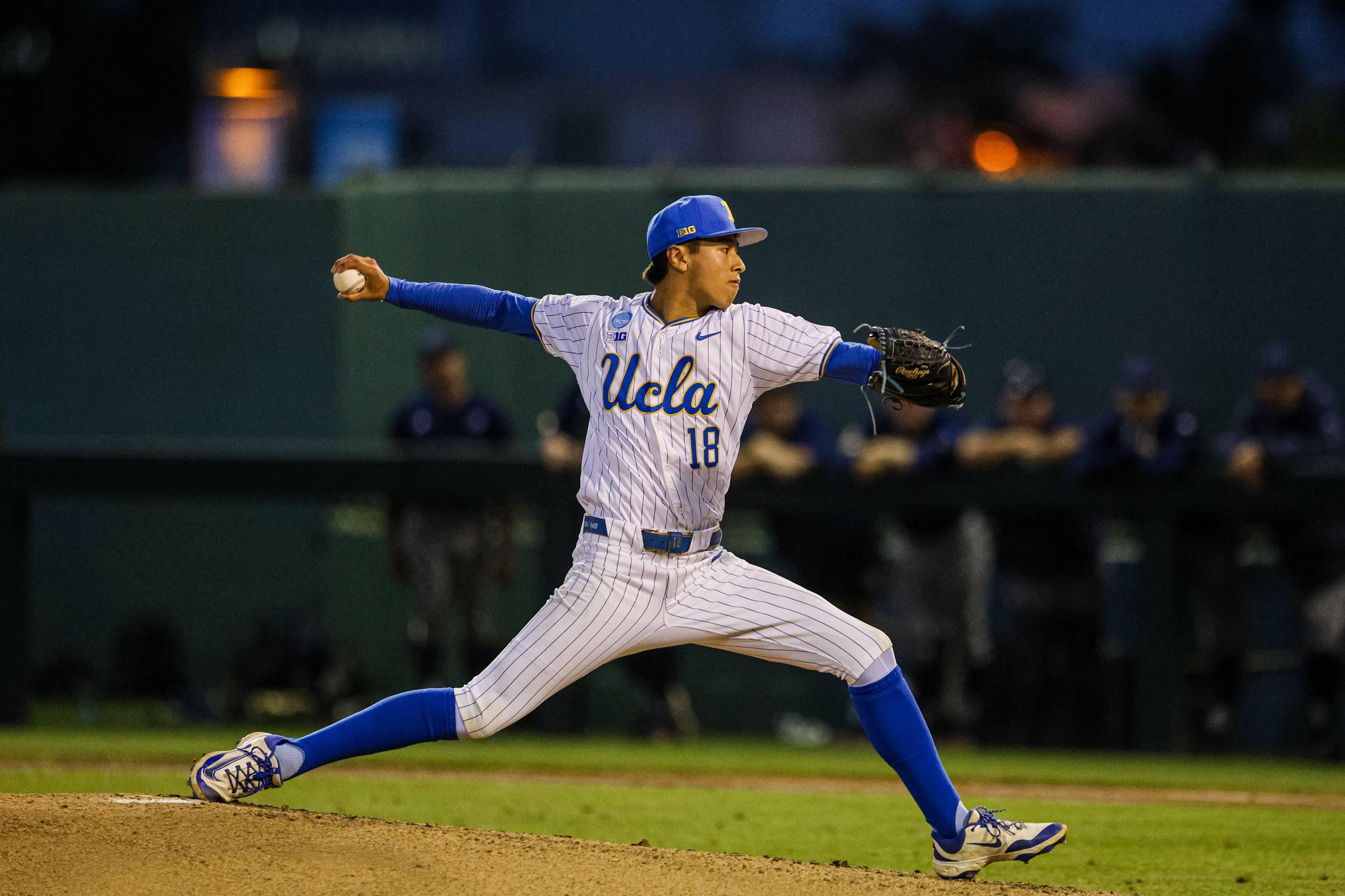 UCLA pitcher Wylan Moss