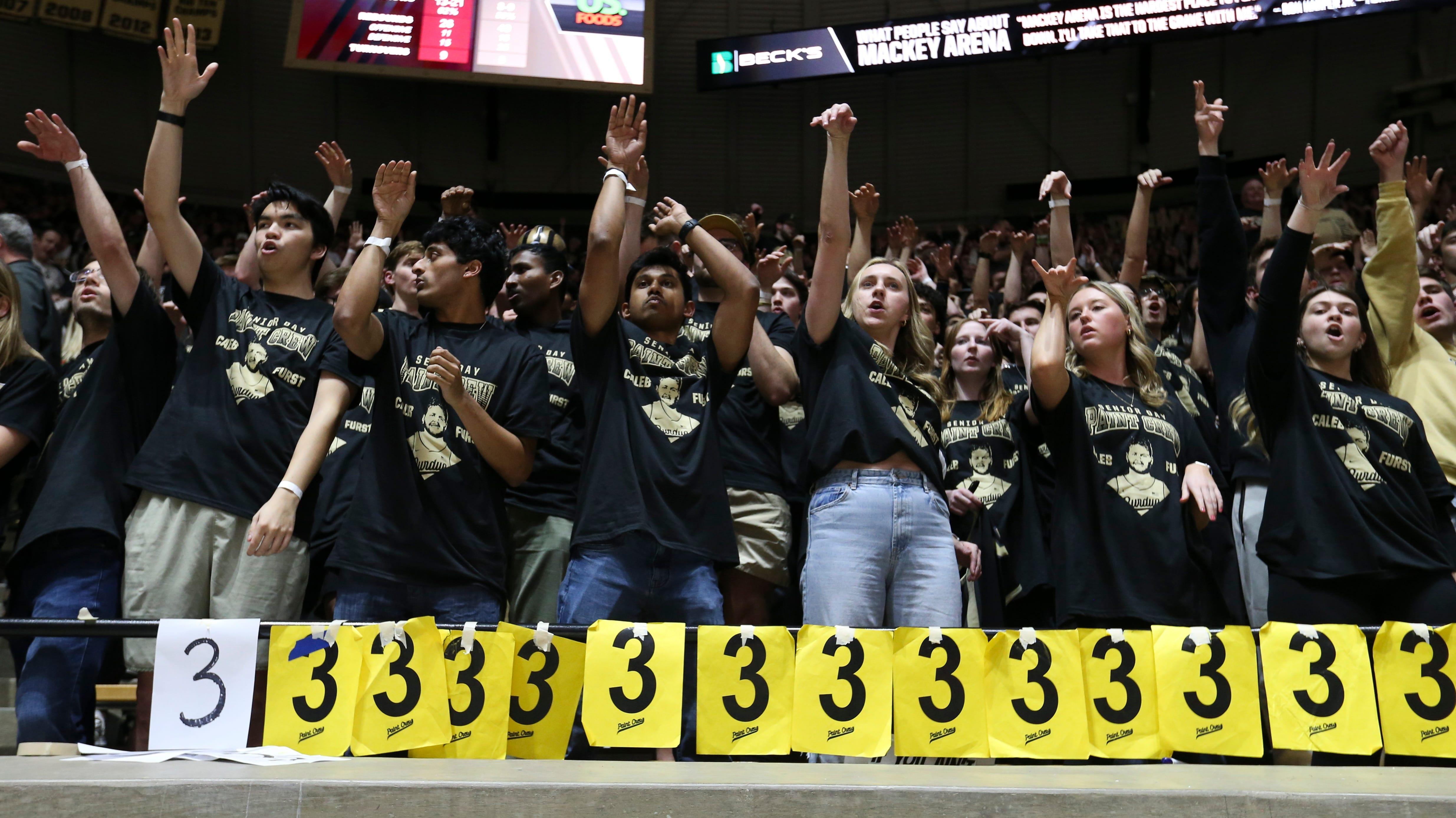 Purdue student section