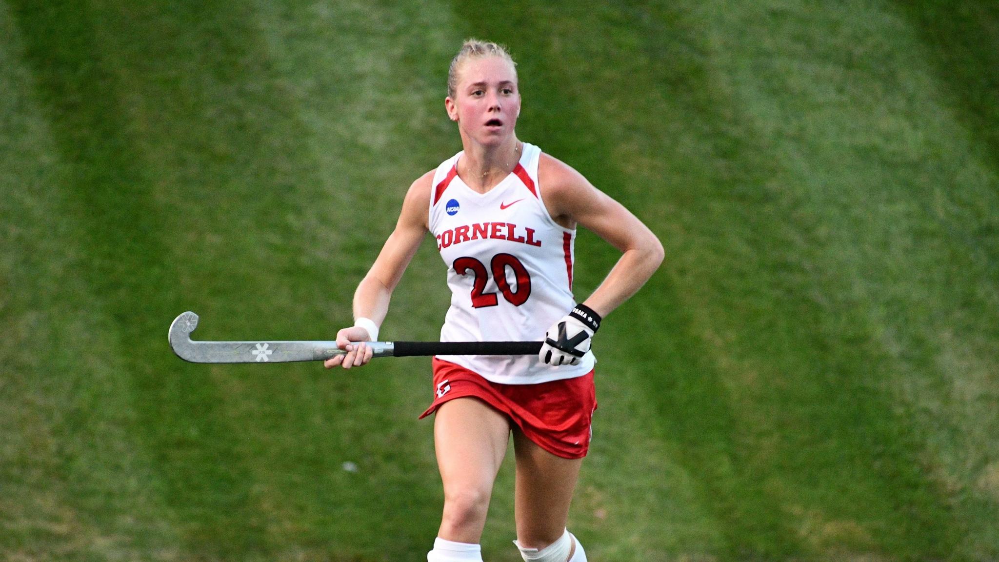 Julia Ramsey is on the field hockey and lacrosse teams for Cornell
