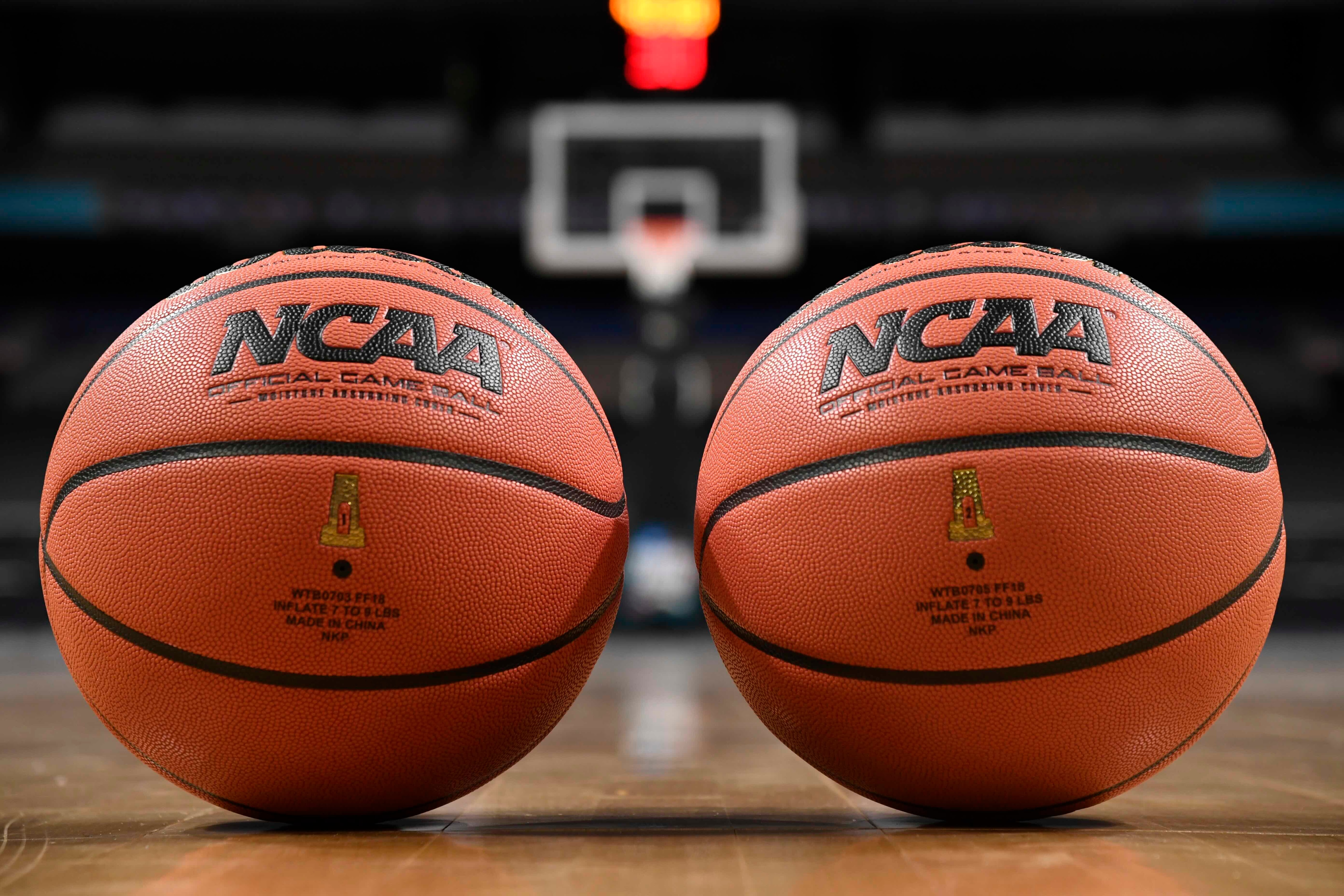 Here is DI men's basketball equipment